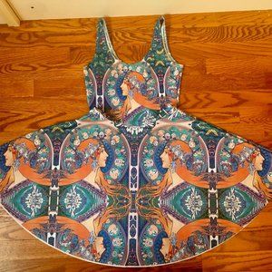 Zodiac Scoop Skater Dress